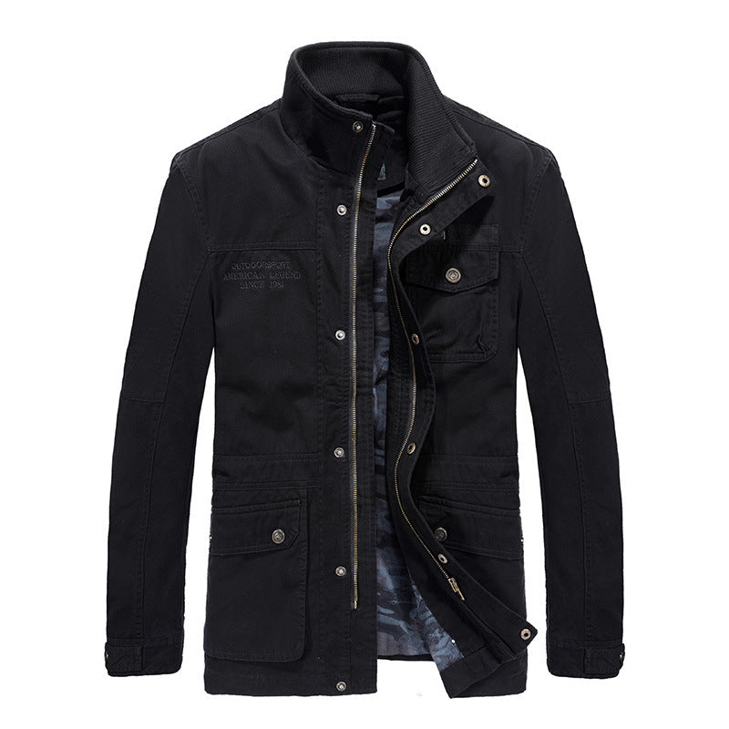 Herren Winterjacke Warme Outdoor Cargojacke Isoliert