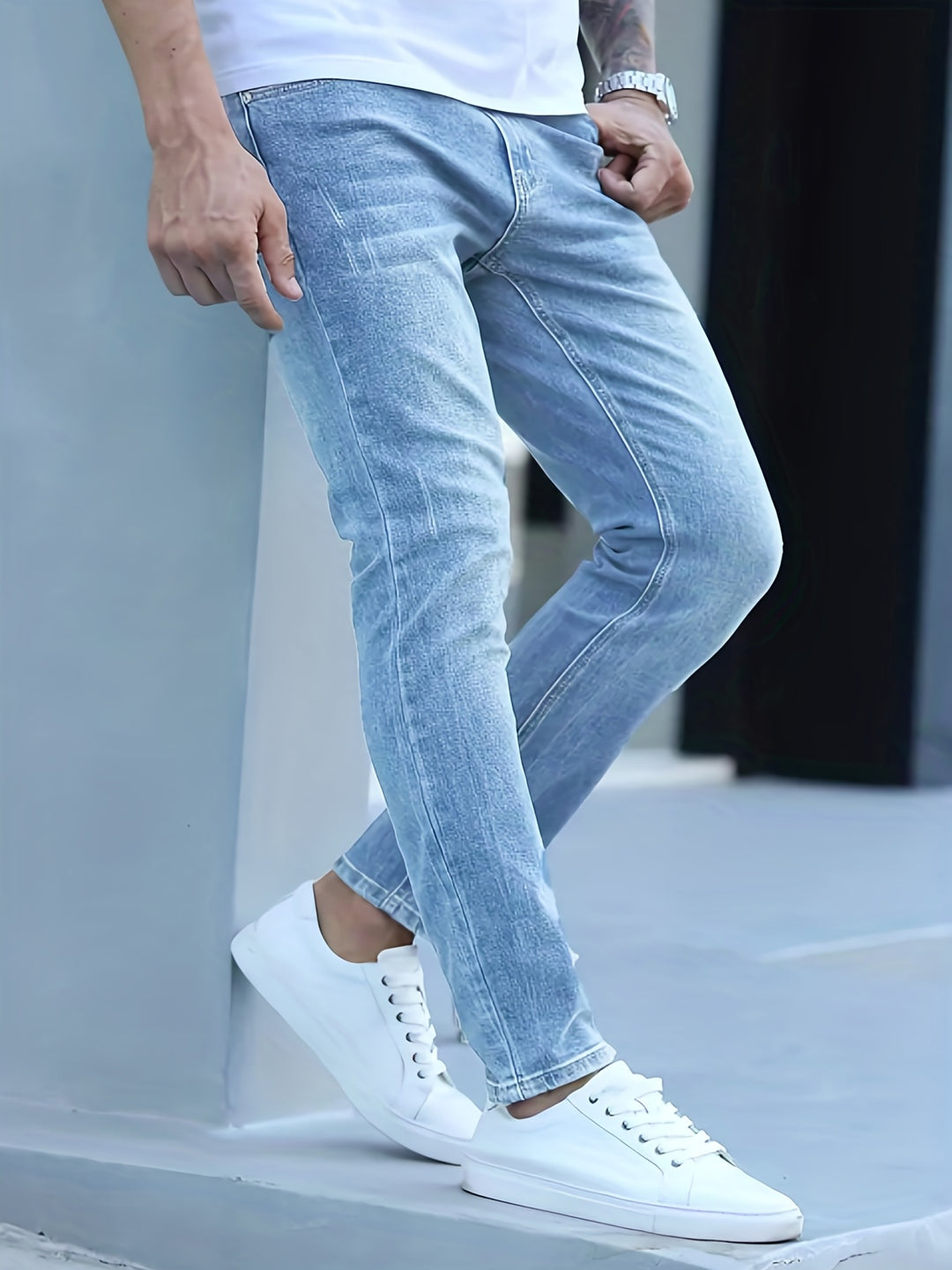 Herren Slimfit Jeans Stretch Bequem
