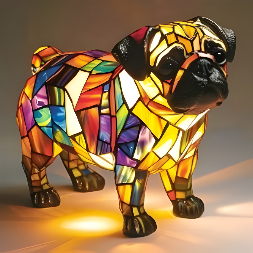 Glas Tischlampe Kunst-tierisches Design