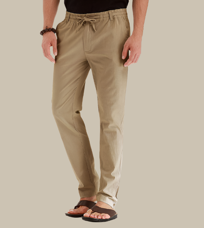 Norvielle Damen Sommerhose Elastischer Bund Bequem