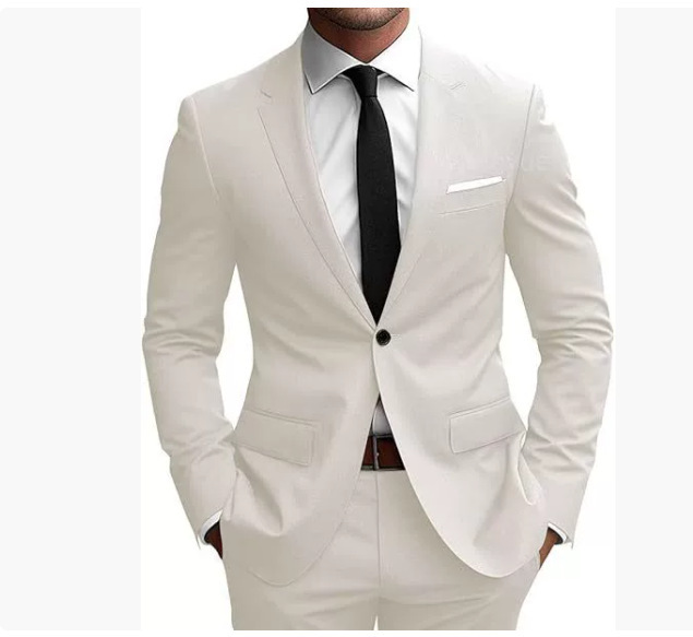 Herren Anzug Eleganter Einreihiger