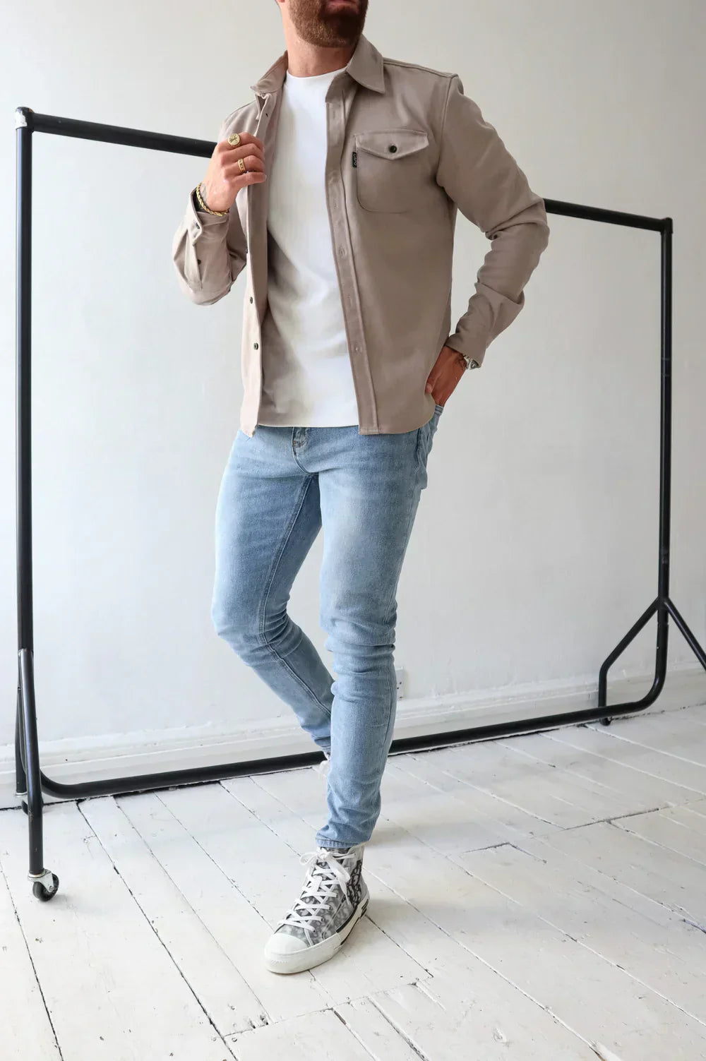 Herren Casual Hemd Baumwolle Supreme