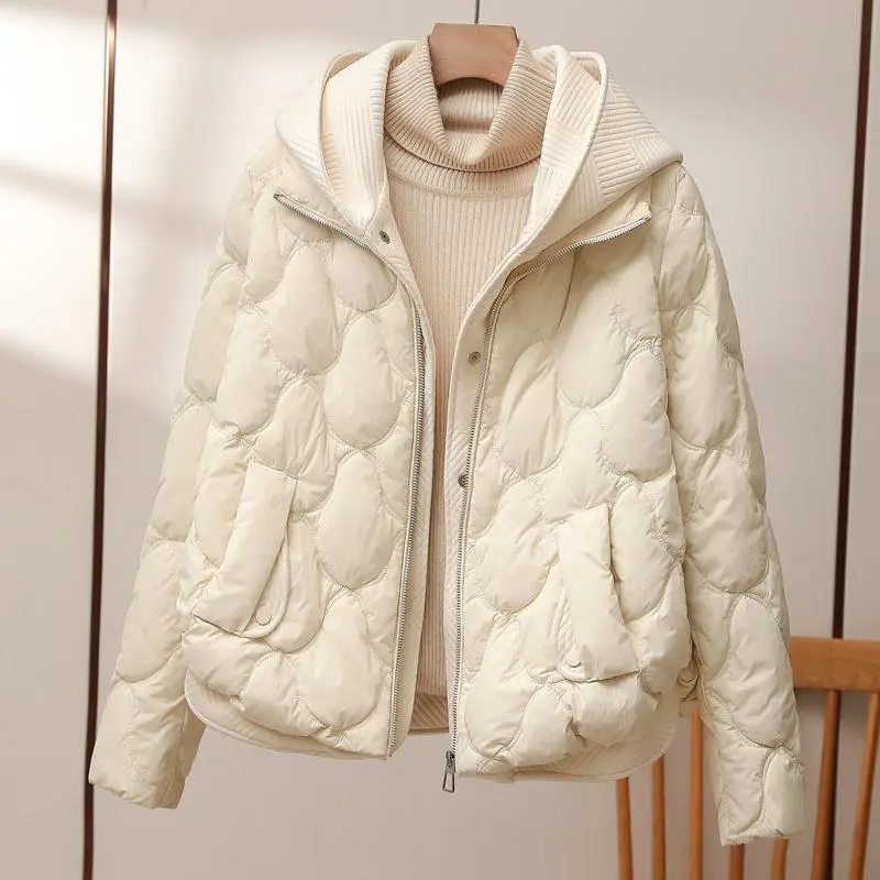 Damen Pufferjacke Warm Isoliert Herbst