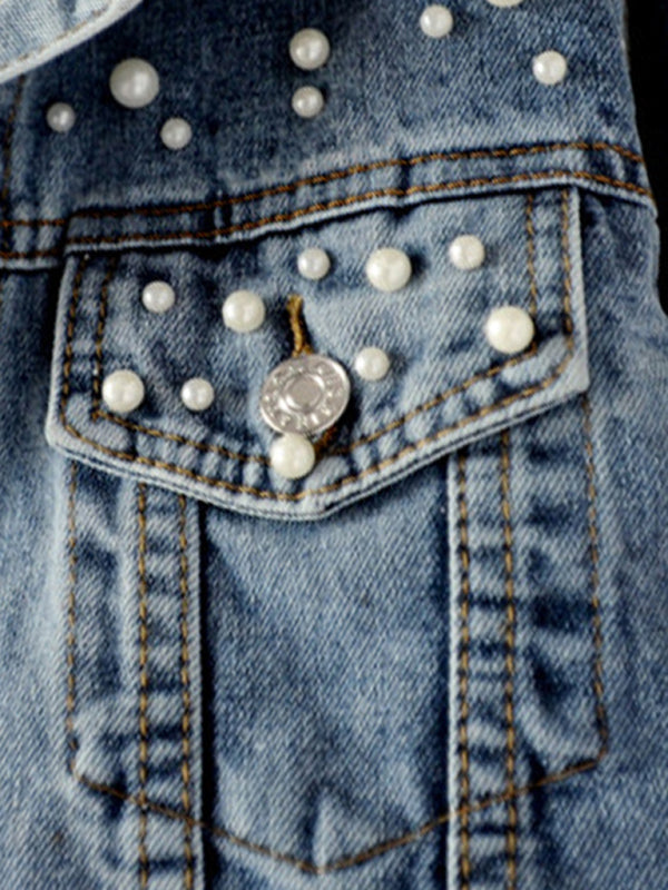 Norvielle Damen Denimjacke Pearl