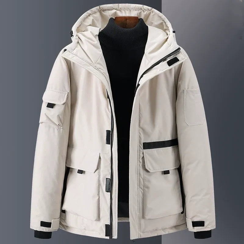 Daunenjacke Damen Relaxed Fit Mit Kapuze Isoliert Wasserabweisend