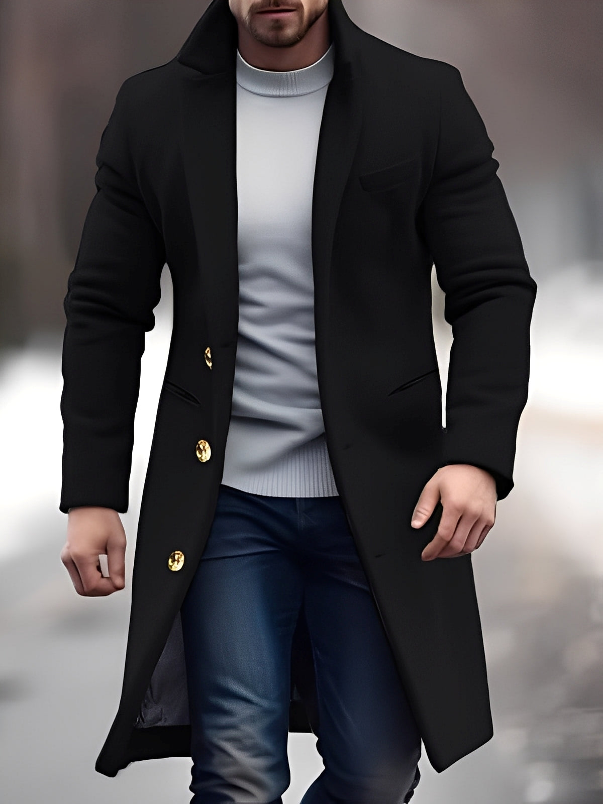 Herren Winterjacke Warm Adrian