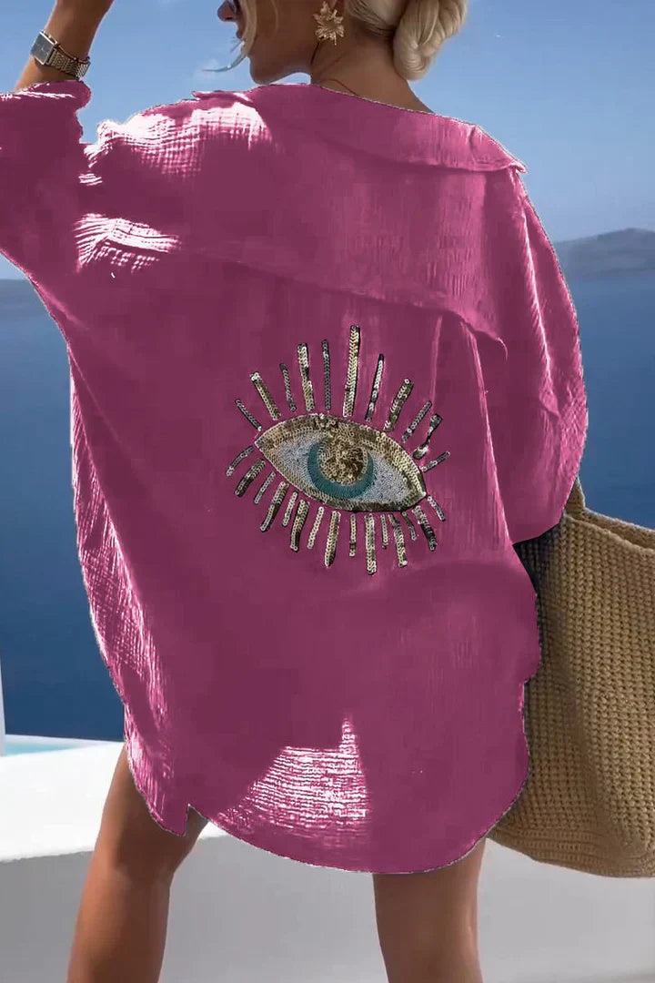 Übergroßes Herren Shirt aus Baumwolle