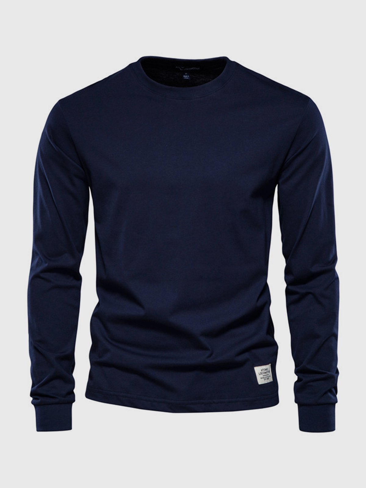Russell Herren Sweatshirt Rundhals Baumwolle Klassisch
