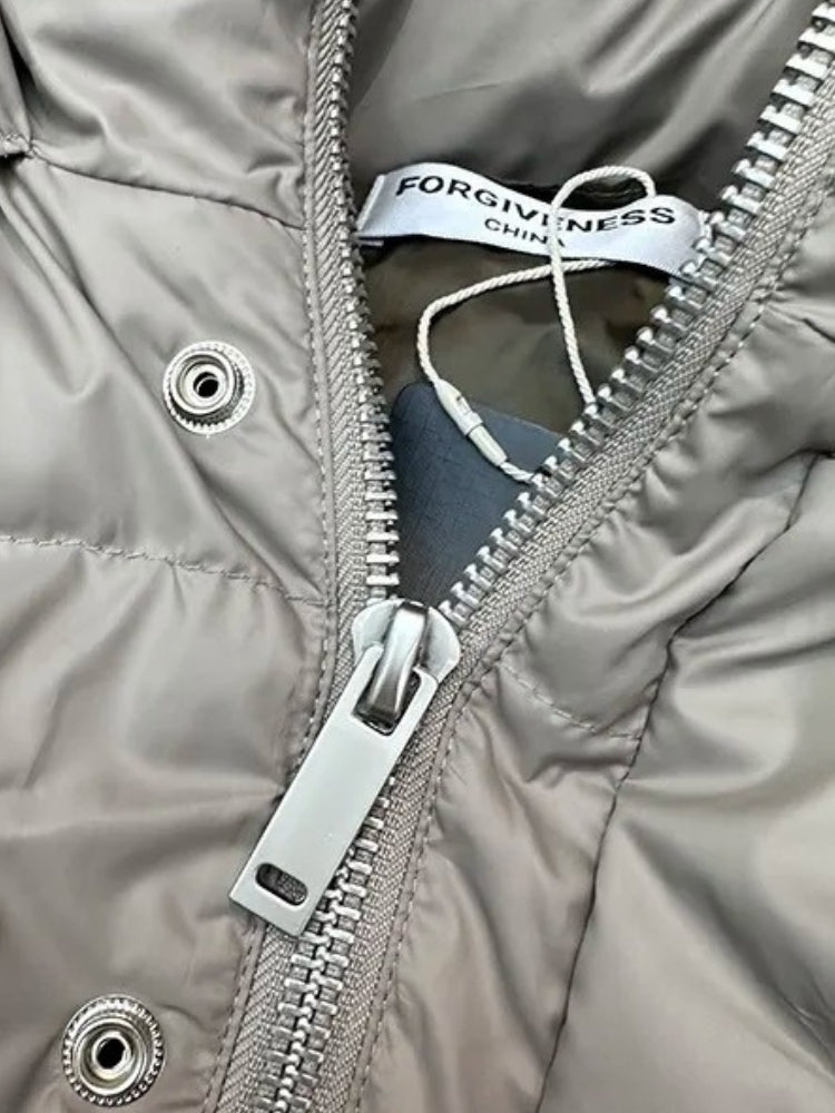 Herren Parka Pufferjacke Mit Kapuze