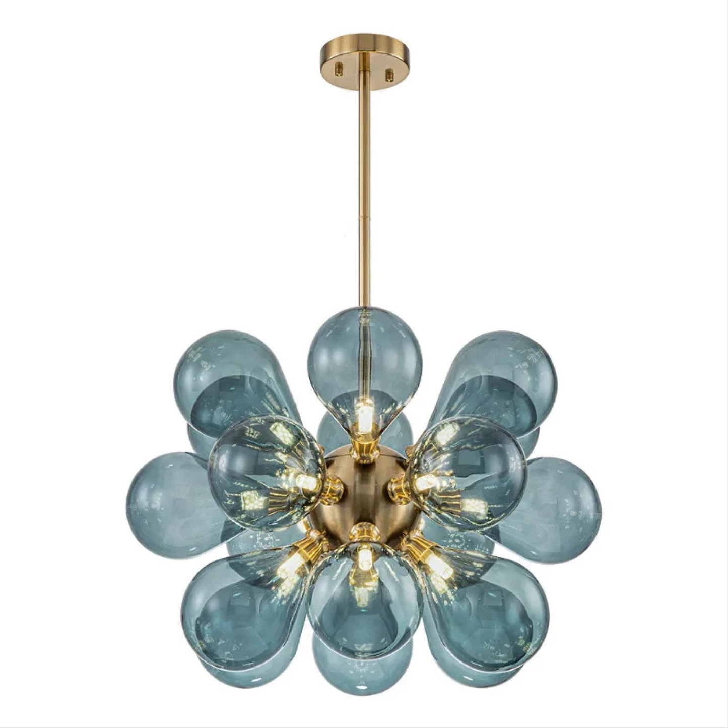 e Glas Pendelleuchte Cluster Leuchte