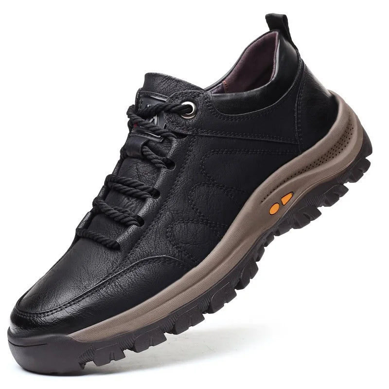 Herren Freizeitschuhe Echtes Rindsleder Orthopädisch