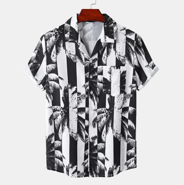 Norvielle Herren Hawaiianisches Hemd