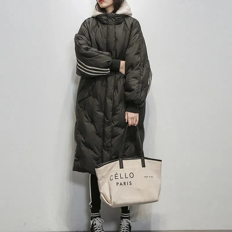 Damen Pufferjacke Warme Daunenjacke