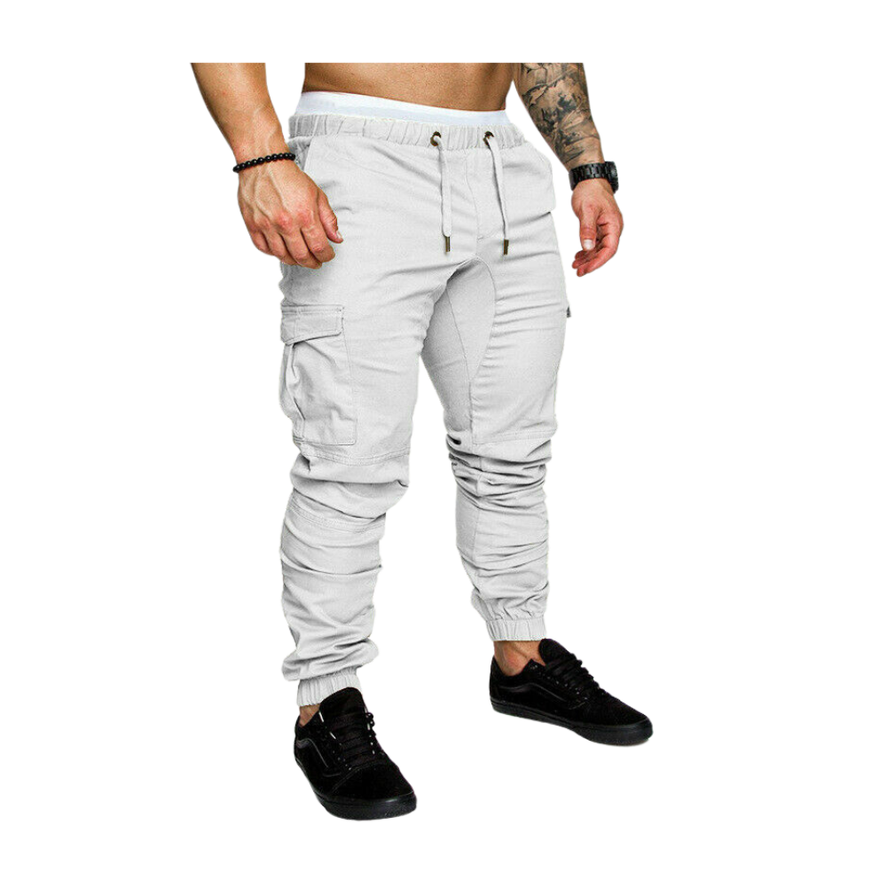 Herren Slimfit Cargo-Hose Bequem