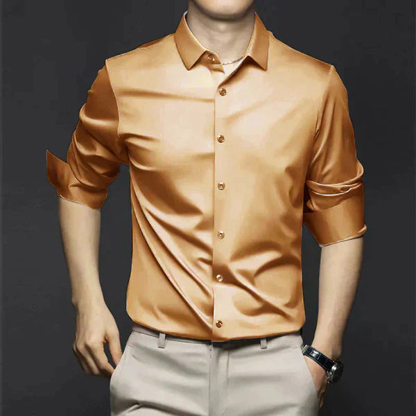 Herren Slim Fit Hemd aus Baumwolle für Frühling