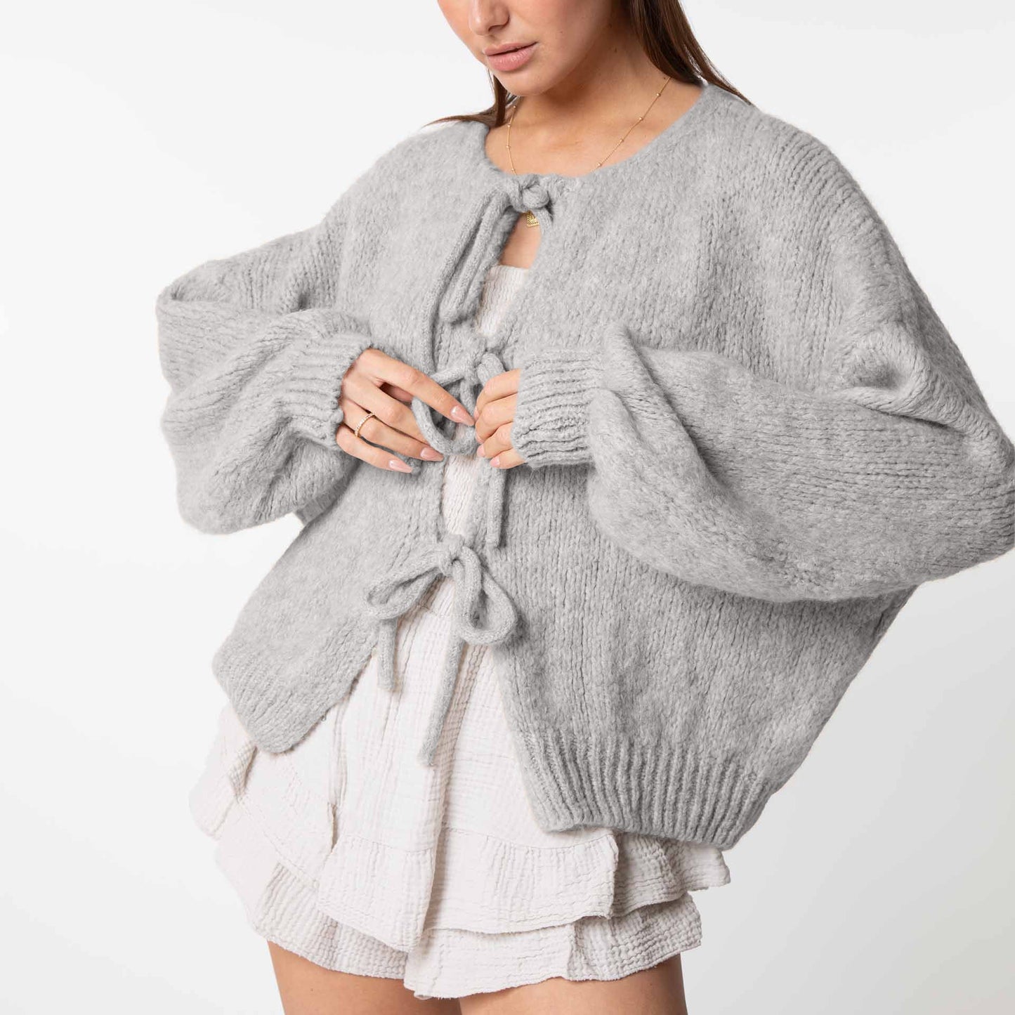 Norvielle Damen Übergroßer Cardigan