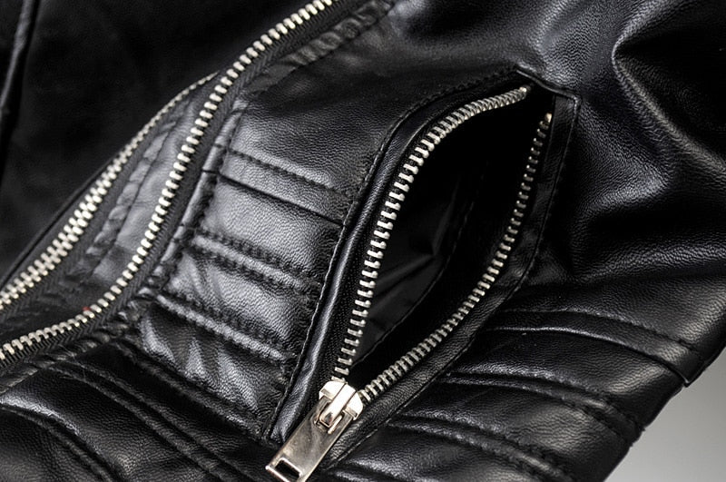 Damen Biker-Lederjacke