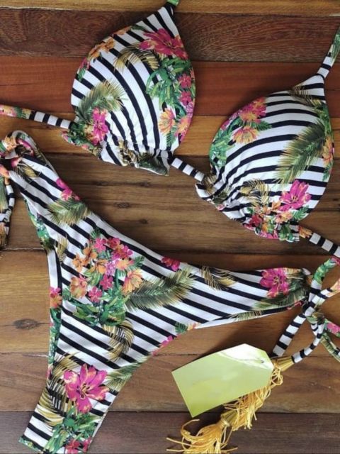 Norvielle Damen Bikini Push-Up