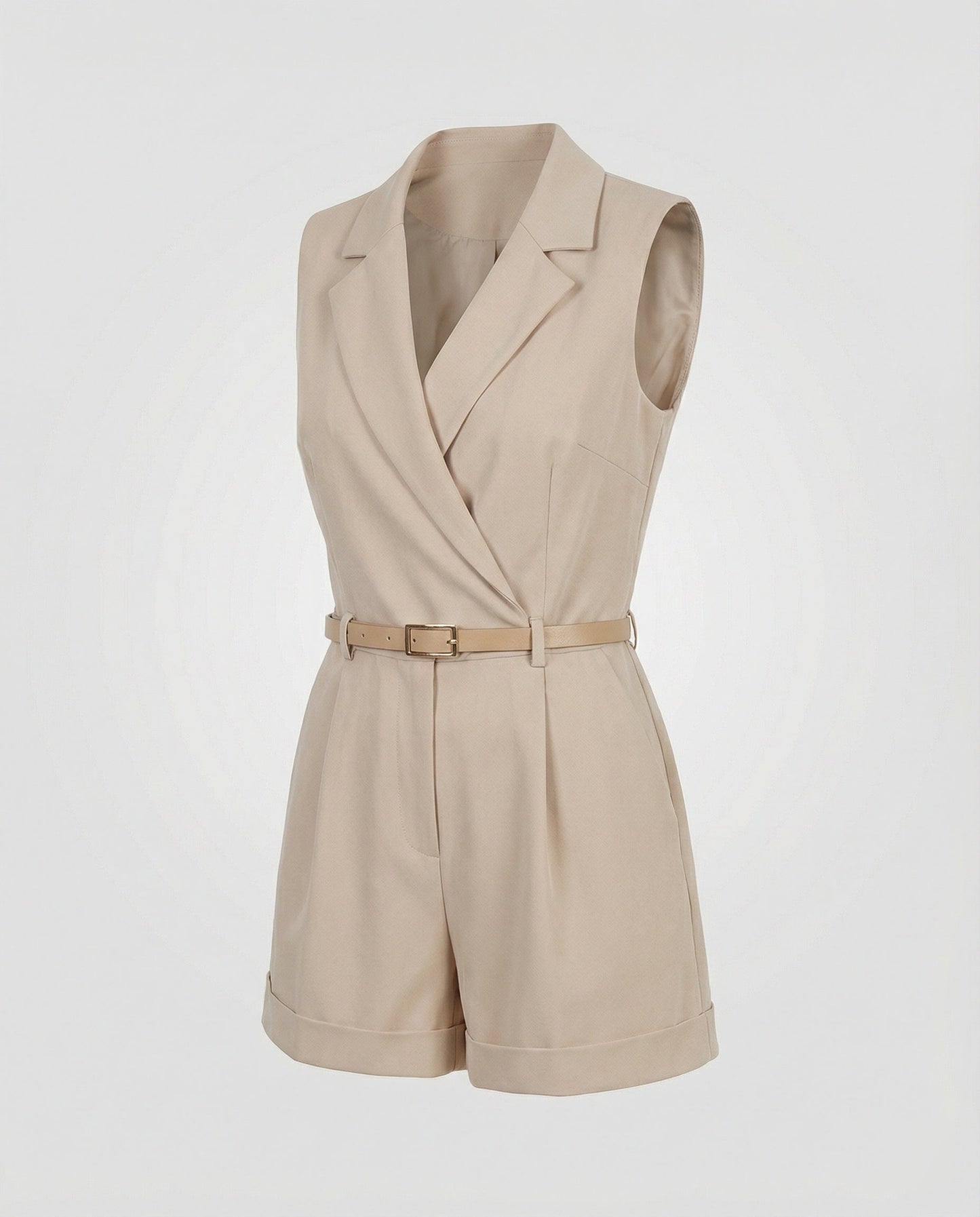 Damen Kurzjumpsuit Stilvoll Stretch