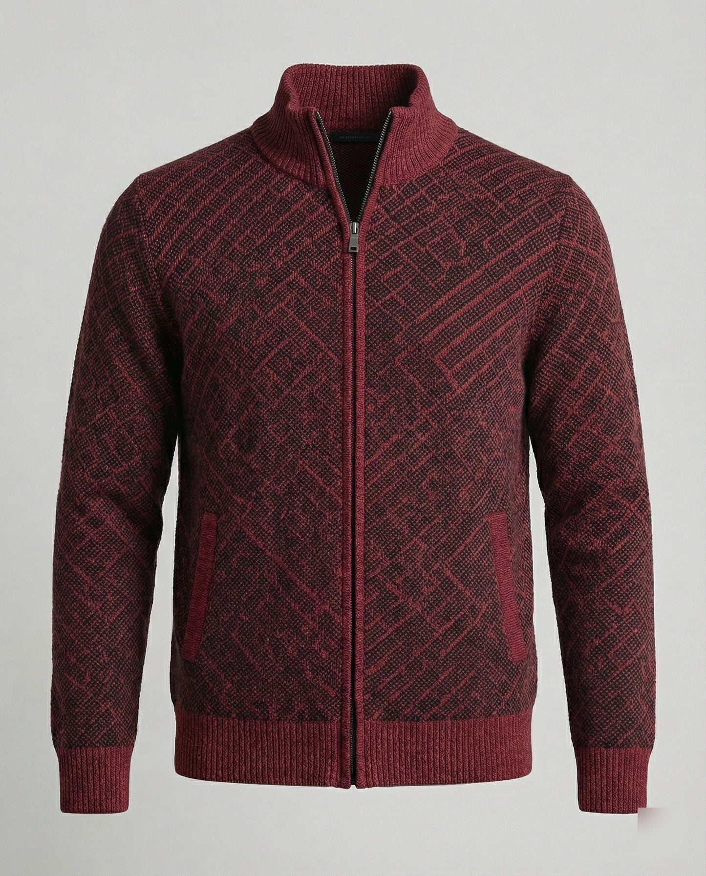 Herren Strickjacke Mit Reißverschluss