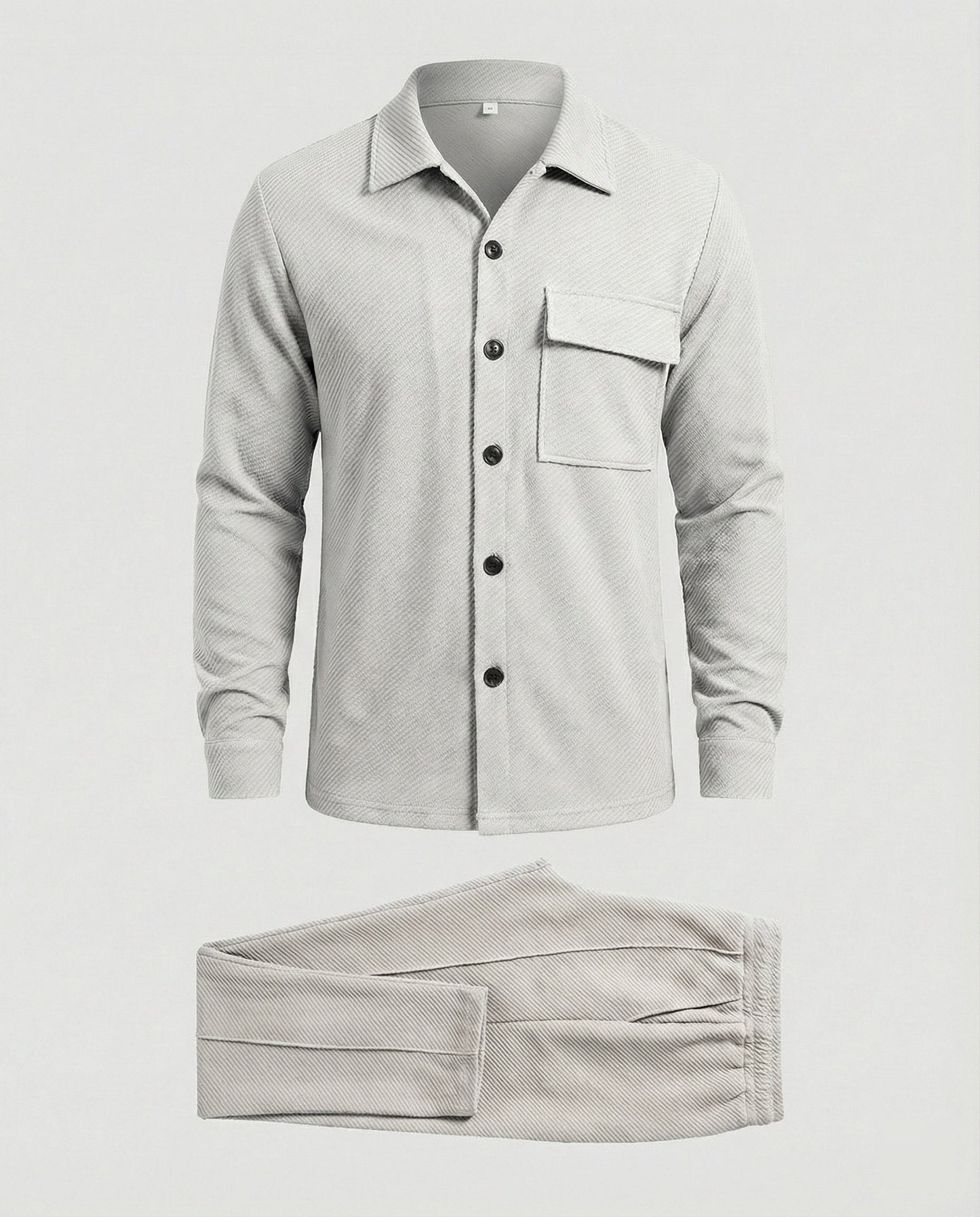 Herren Cardigan Strukturdesign Wollmix