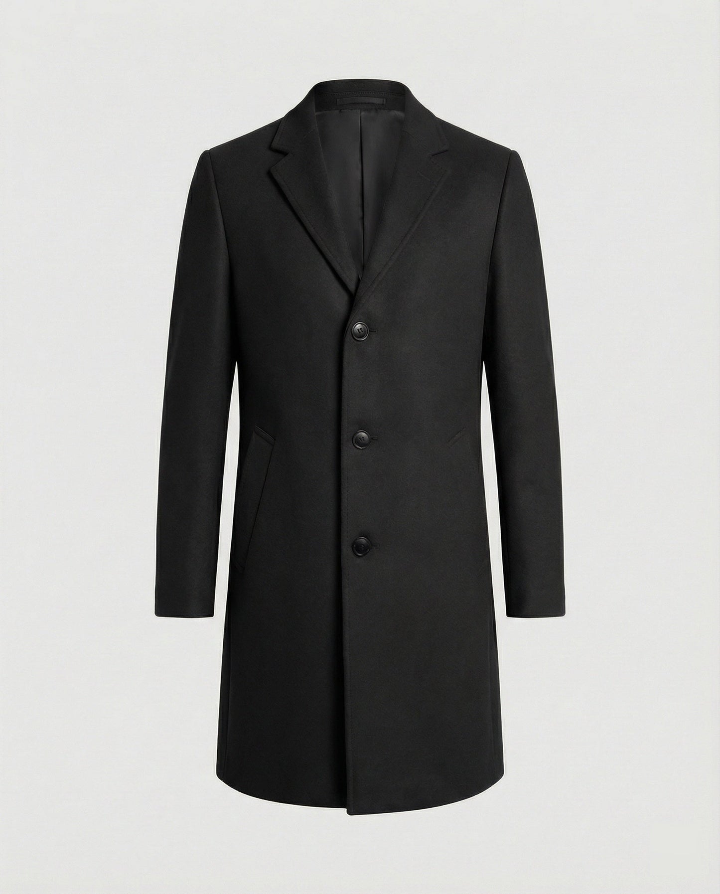 Herren Wolltrenchcoat Elegant
