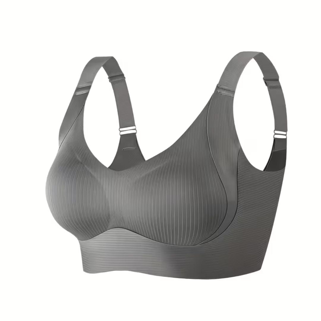 Damen Push-Up-BH Ohne Bügel Breite Träger