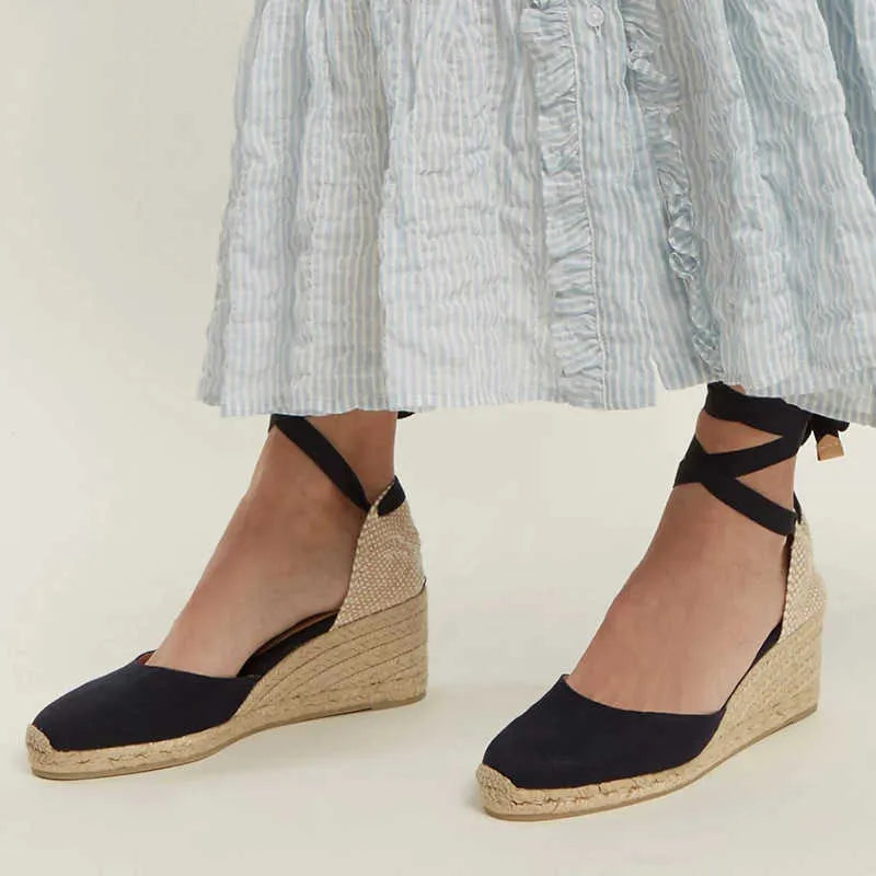 Norvielle Damen Sandalen Knöchelriemen