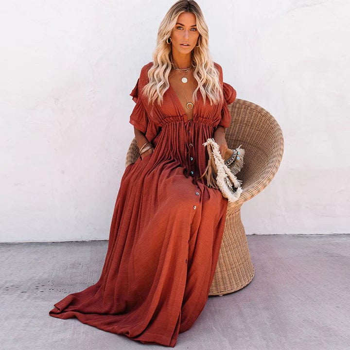 Norvielle Damen Strandkleid