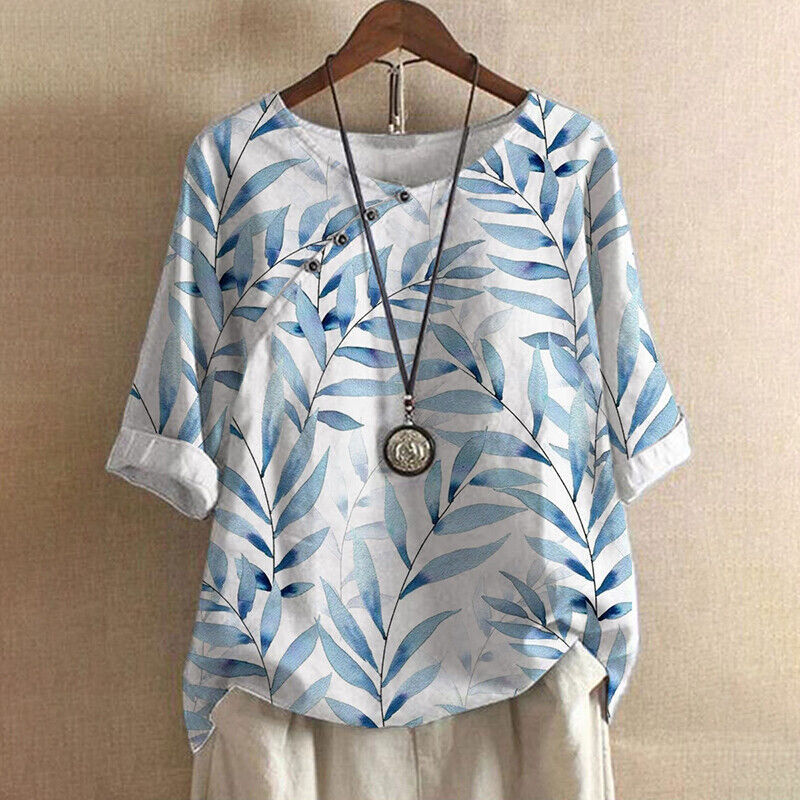 Damen Blumenbluse Norvielle