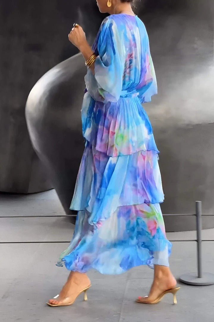 Sarina Damen Langkleid Vielfältige Farben