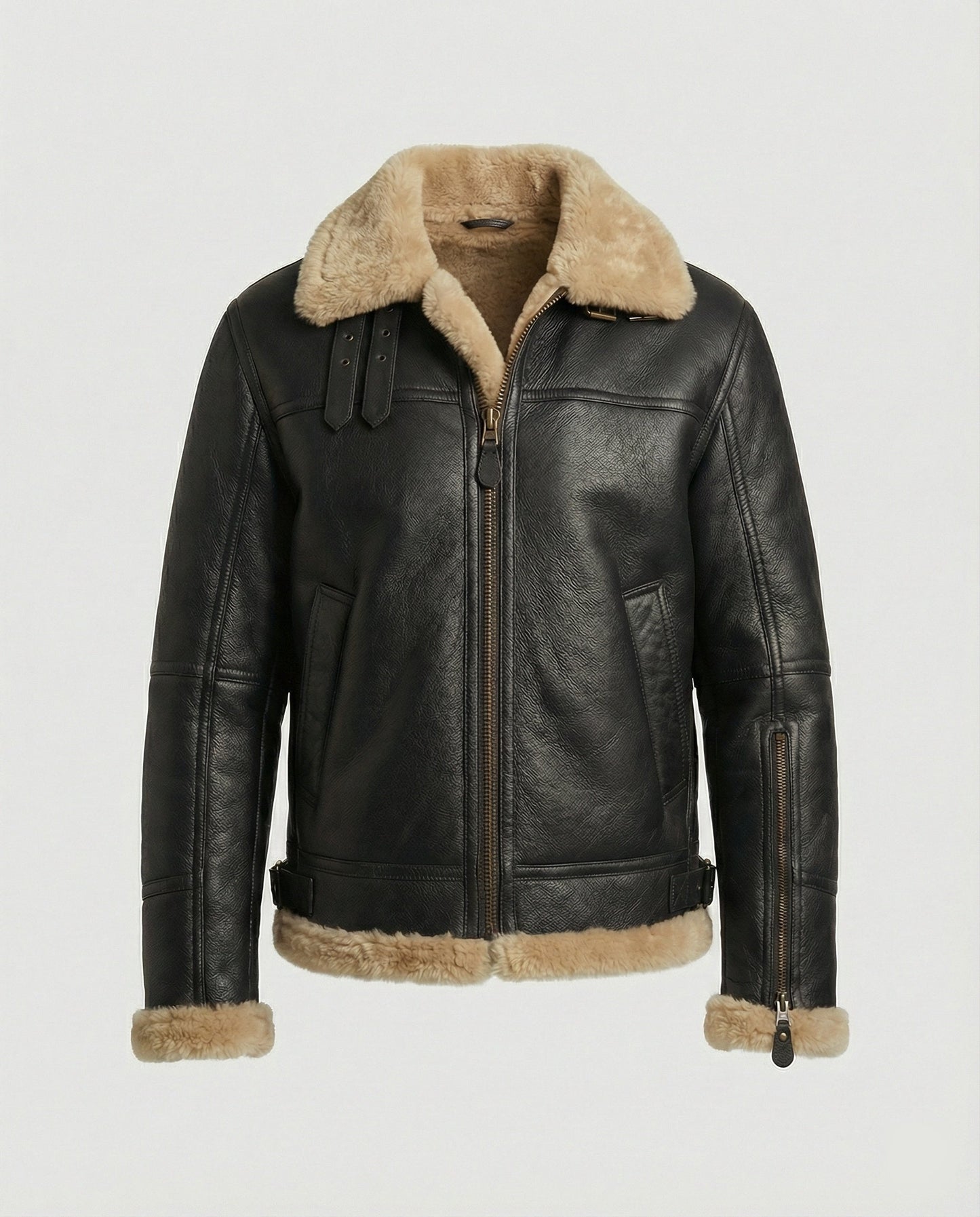 Lammfell Bomberjacke Weich