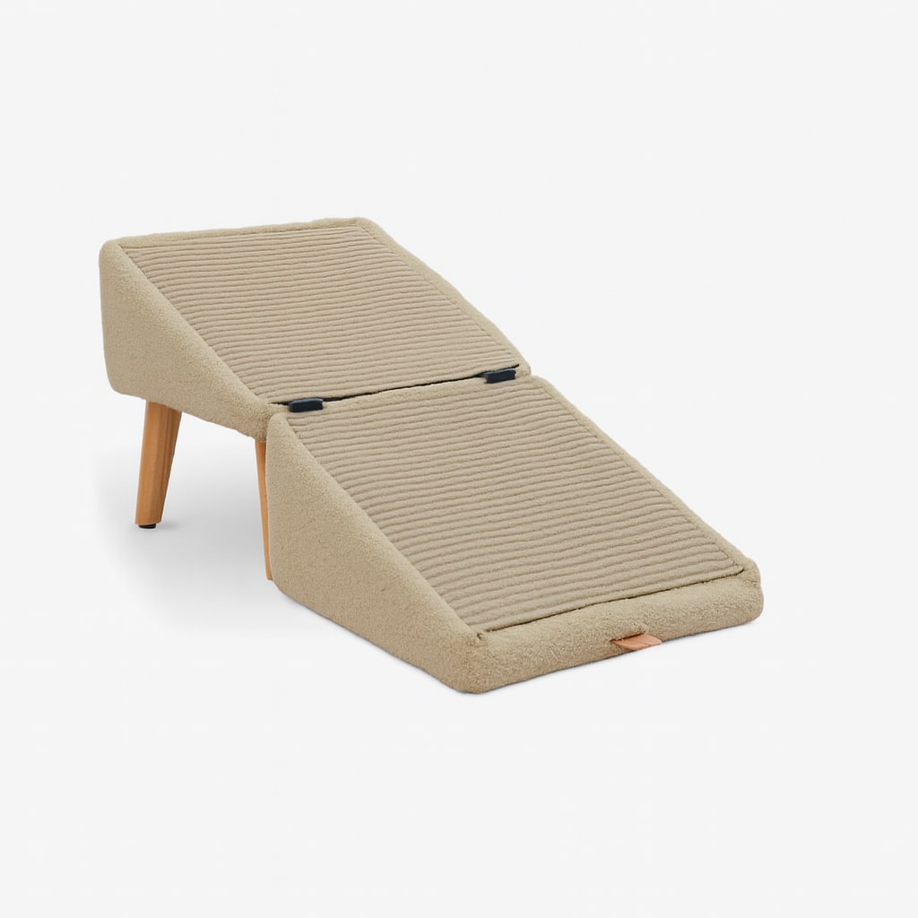 Hundetreppe für Bett und Sofa, Klappbar, Holz