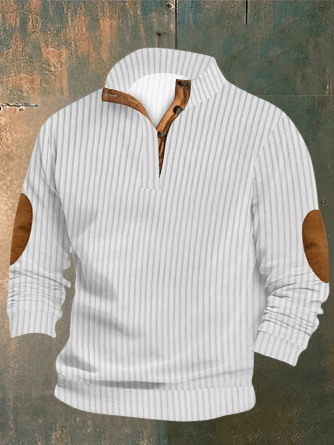 Cooper Herren Ripp-Sweater Hochkragen