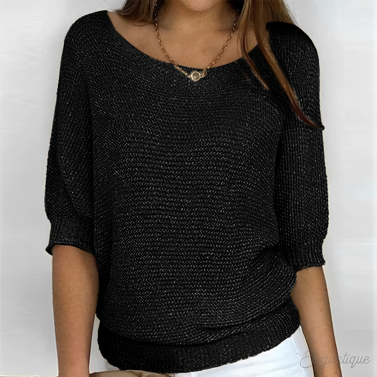 Damenpullover Elegantes Merinowoll-Modell Bequem