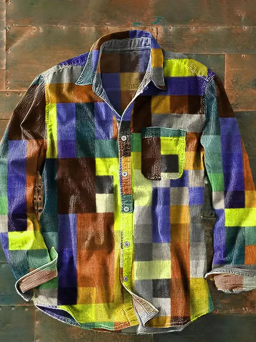 Unisex Vintage Polo-Shirt Baumwolle Weiß