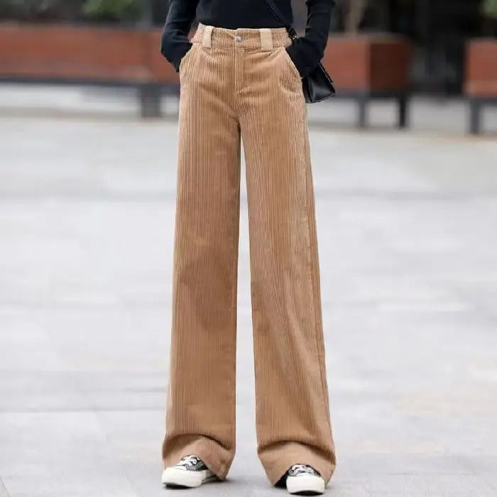 Norvielle Damen Hochbund-Cordhose