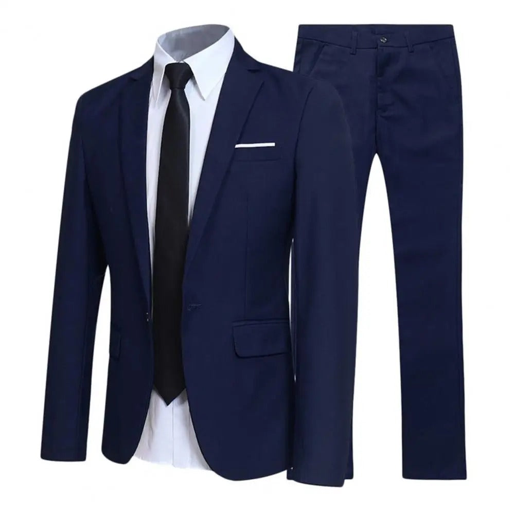 Herren Anzug 2-teilig Slim Fit