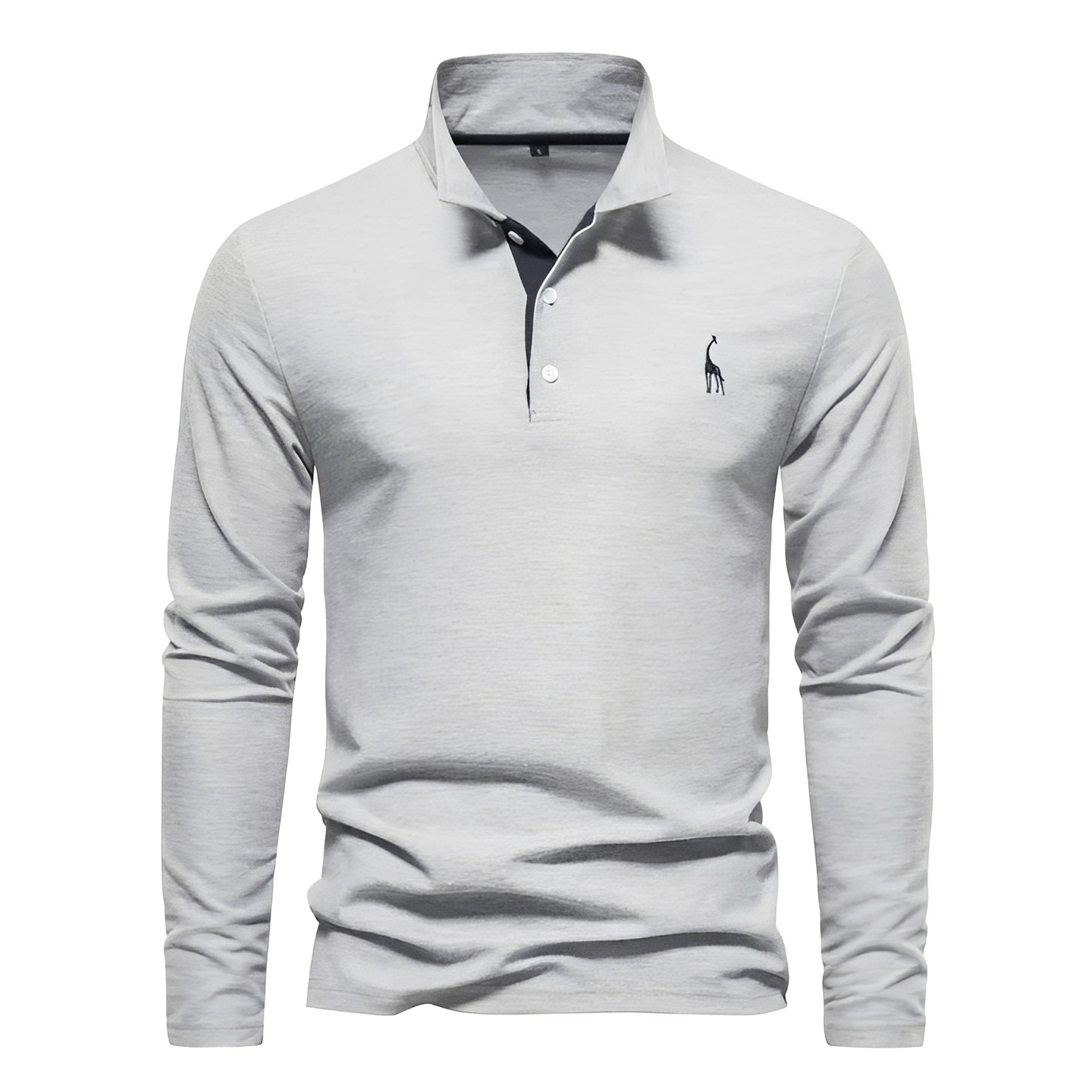 Herren Polo Shirt Elegantes Design Weiß
