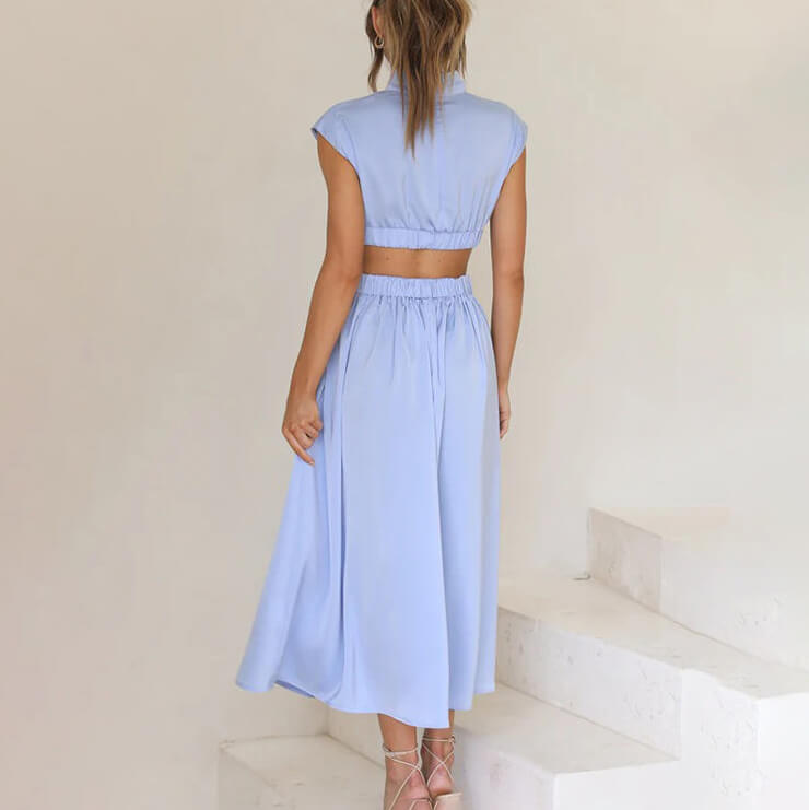 Damen Kleid Einfach Elegant für Jeden Anlass