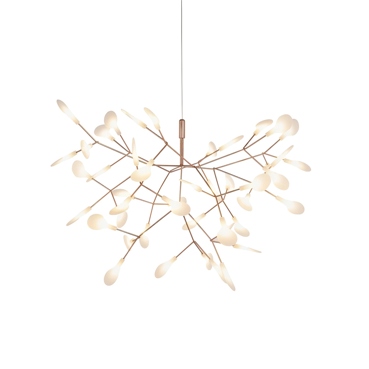 Roségold Pendelleuchte Feuerfliegen Design
