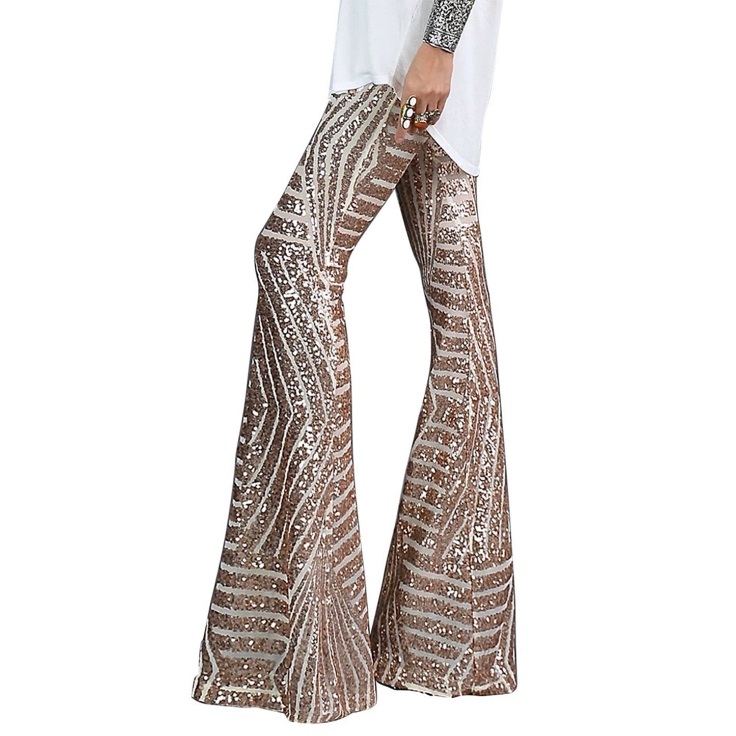 Norvielle Damen Paillettenhose Los