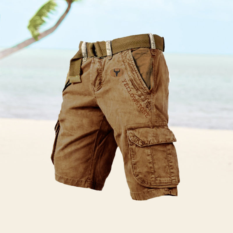 Herren Cargo Shorts Mehrere Taschen Bequem