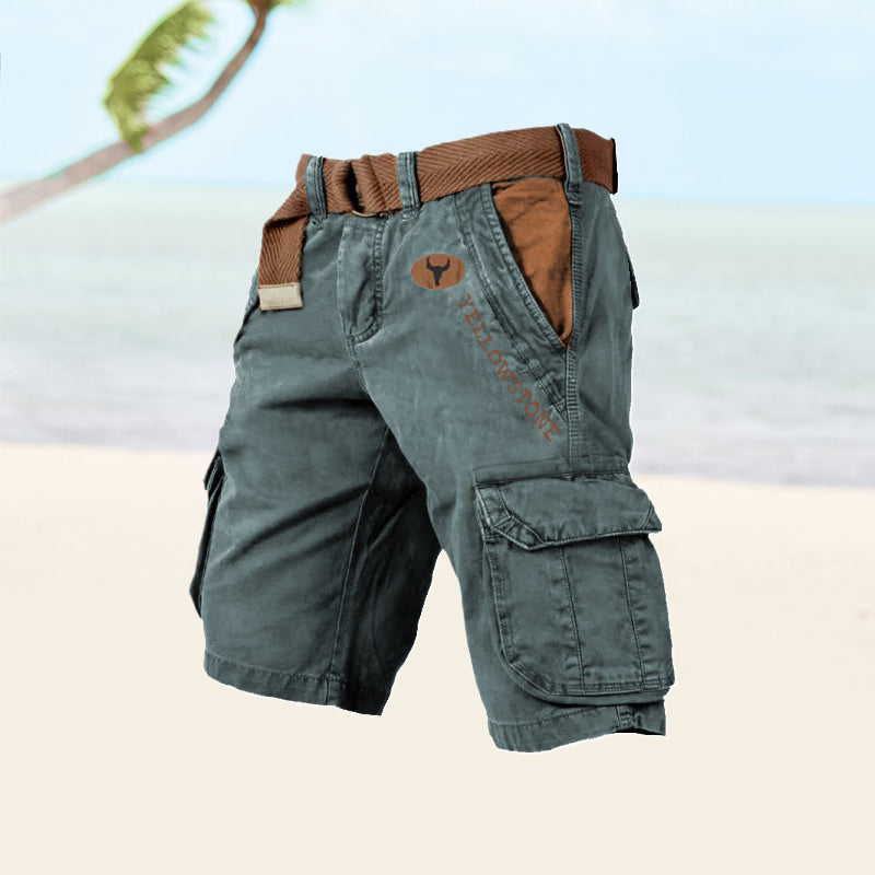 Herren Cargo Shorts Mehrere Taschen Bequem
