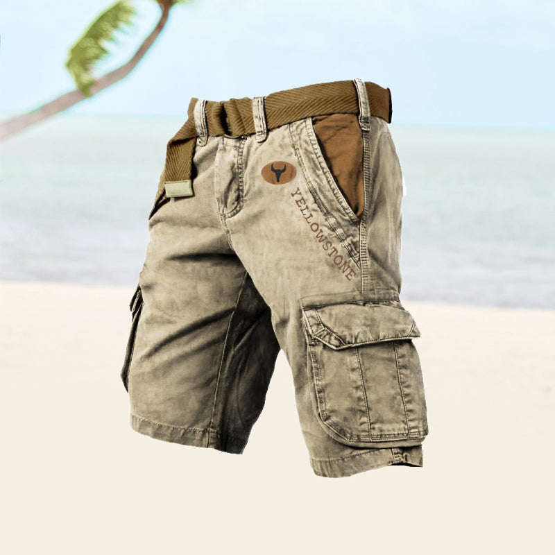 Herren Cargo Shorts Mehrere Taschen Bequem