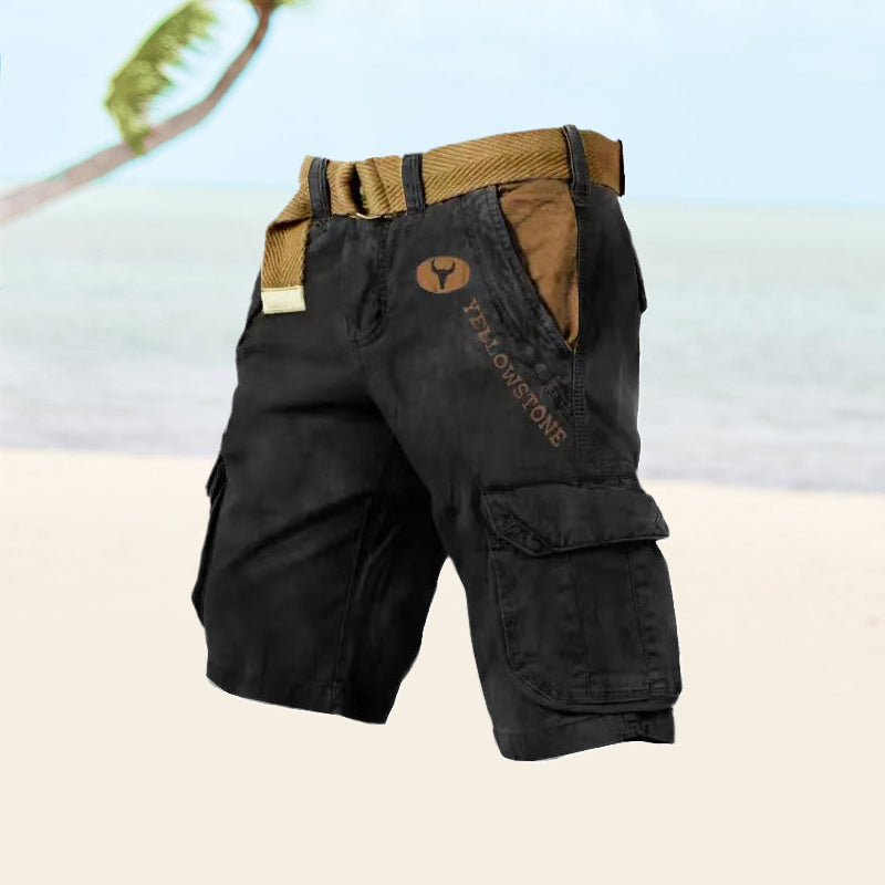 Herren Cargo Shorts Mehrere Taschen Bequem