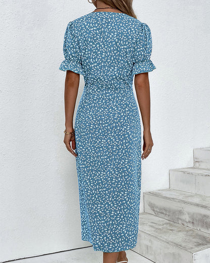 Norvielle Damenkleid Mit Knöpfen