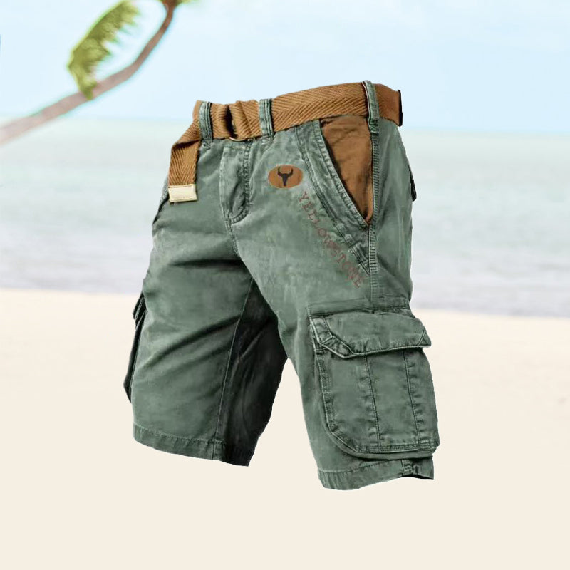 Herren Cargo Shorts Mehrere Taschen Bequem
