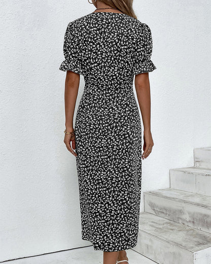 Norvielle Damenkleid Mit Knöpfen