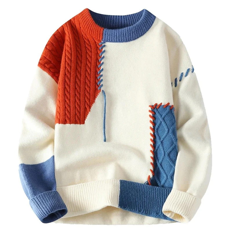 Bequemer Strickpullover Grau - Norvielle